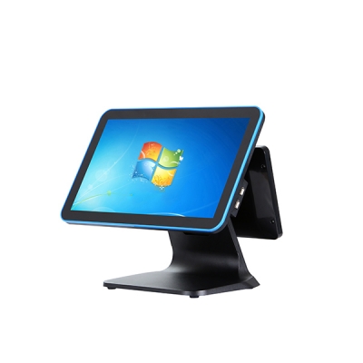 15.6 inch + 12.1inch Widescreen Dual screen POS Machine 