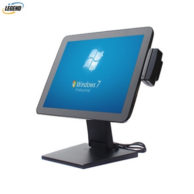 5-Wire resistive touch POS monitor 15 inch touch screen pos monitor 